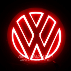   3D New VOLKSWAGEN 11x11. Red