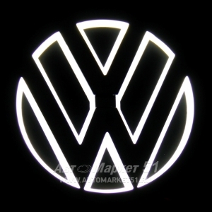   3D New VOLKSWAGEN 11x11. White