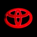   4D TOYOTA 12x8. Red