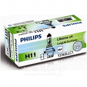  PHILIPS H11 (55W) Vision 12362PRC1