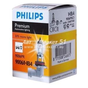  PHILIPS HB4 (55W)+30% 22d  PREMIUM 9006PR